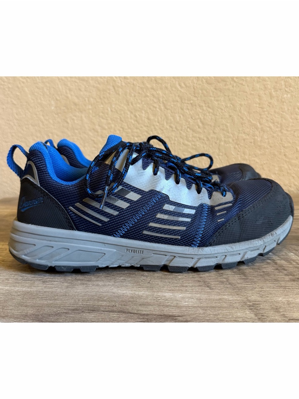 Danner Safety Toe Shoes Day One Safety Run Time 3" NMT in Dark Blue/Gray